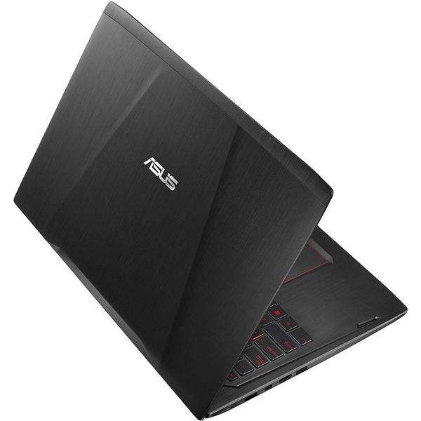 Laptop Asus FX502VM-FY293, 15.6'' FHD, Core i7-7700HQ 2.8GHz, 8GB DDR4, 1TB HDD, GeForce GTX 1060 3GB, Endless OS, Negru