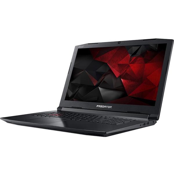 Laptop Acer Predator Helios 300 PH317-51-79Y7, 17.3'' FHD, Core i7-7700HQ 2.8GHz, 8GB DDR4, 256GB SSD, GeForce GTX 1050 Ti 4GB, Linux, Negru