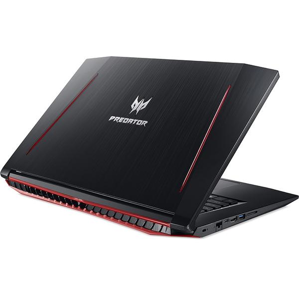 Laptop Acer Predator Helios 300 PH317-51-79Y7, 17.3'' FHD, Core i7-7700HQ 2.8GHz, 8GB DDR4, 256GB SSD, GeForce GTX 1050 Ti 4GB, Linux, Negru