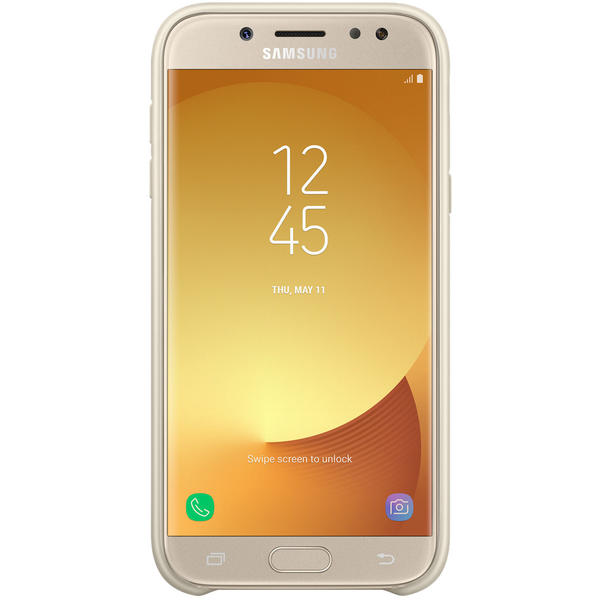 Capac protectie spate Samsung Dual Layer pentru Galaxy J5 2017 (J530), Auriu