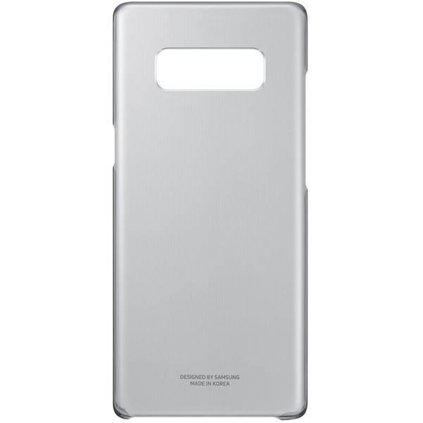 Capac protectie spate Samsung Clear Cover pentru Galaxy Note 8 (N950), Negru/Transparent