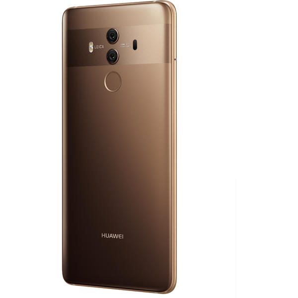 Smartphone Huawei Mate 10 Pro, Dual SIM, 6.0'' AMOLED Multitouch, Octa Core 2.4GHz + 1.8GHz, 6GB RAM, 128GB, Dual 20MP + 12MP, 4G, Gold