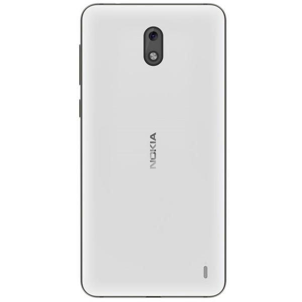 Smartphone Nokia 2, Dual SIM, 5.0'' LTPS LCD Multitouch, Quad Core 1.3GHz, 1GB RAM, 8GB, 8MP, 4G, White