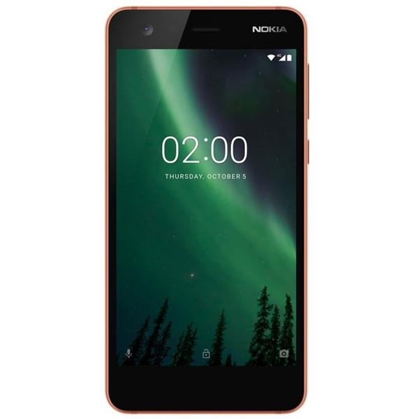 Smartphone Nokia 2, Dual SIM, 5.0'' LTPS LCD Multitouch, Quad Core 1.3GHz, 1GB RAM, 8GB, 8MP, 4G, Copper