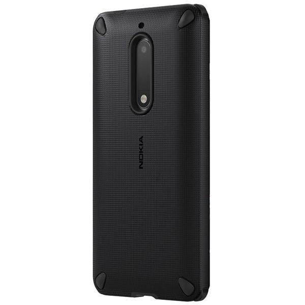 Capac protectie spate Nokia Rugged Impact pentru Nokia 5, Negru