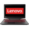 Laptop Lenovo Legion Y720-15IKB, 15.6'' FHD, Core i7-7700HQ 2.8GHz, 8GB DDR4, 1TB HDD, GeForce GTX 1060 6GB, FreeDOS, Negru
