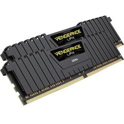 Vengeance LPX Black, 32GB, DDR4, 3200MHz, CL16, 1.35V, Kit Dual Channel