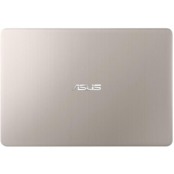 Laptop Asus VivoBook S14 S406UA, 14.0'' FHD, Core i7-8550U 1.8GHz, 8GB DDR3, 256GB SSD, Intel UHD 620, Win 10 Home 64bit, Icicle Gold
