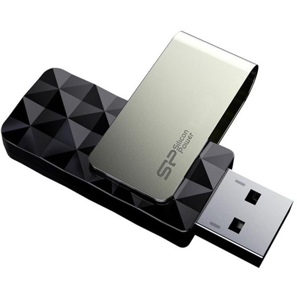Memorie USB SILICON POWER Blaze B30, 8GB, USB 3.0, Negru