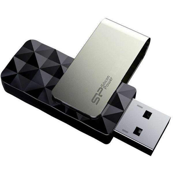 Memorie USB SILICON POWER Blaze B30, 16GB, USB 3.0, Negru