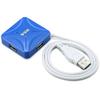 Hub USB SSK SHU027, 4 x USB 2.0, Albastru