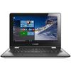 Laptop Lenovo Yoga 300-11IBR (Flex 3), 11.6'' HD Touch, Celeron N3060 1.6GHz, 4GB DDR3, 500GB HDD, Intel HD 400, Win 10 Home 64bit, Alb