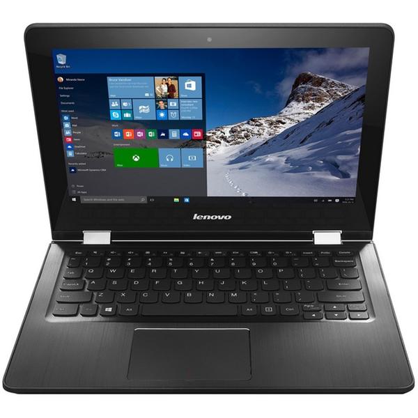 Laptop Lenovo Yoga 300-11IBR (Flex 3), 11.6'' HD Touch, Celeron N3060 1.6GHz, 4GB DDR3, 500GB HDD, Intel HD 400, Win 10 Home 64bit, Alb