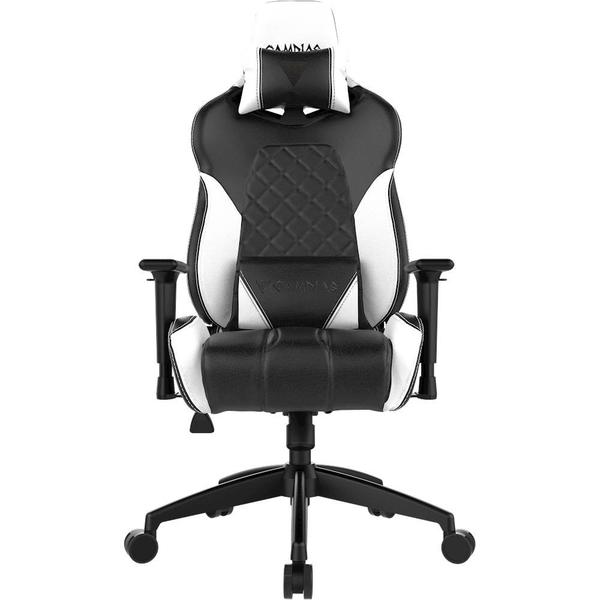 Scaun Gaming Gamdias Achilles E1 L, Negru/Alb