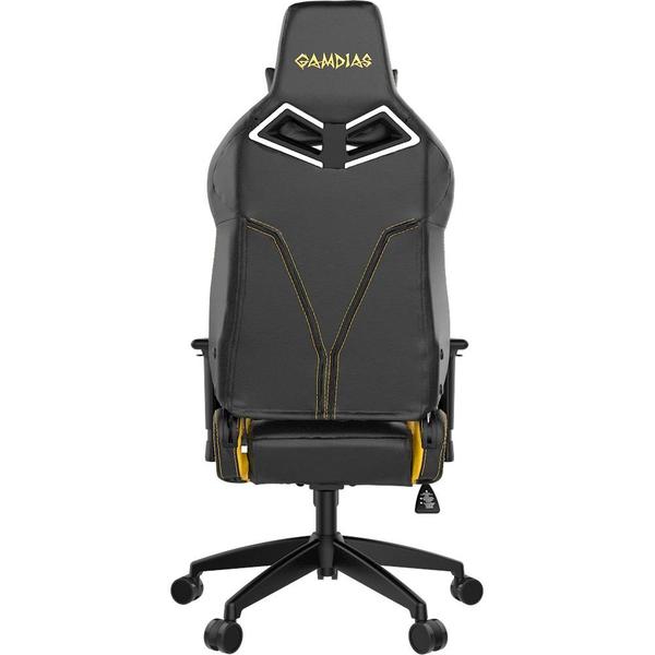 Scaun Gaming Gamdias Achilles E1 L, Negru/Galben