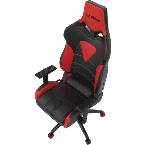 Scaun Gaming Gamdias Achilles M1 L, Negru/Rosu