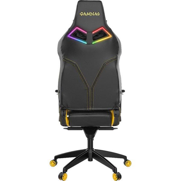 Scaun Gaming Gamdias Achilles M1 L, Negru/Galben