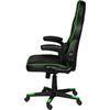 Scaun Gaming Inaza Interceptor, Negru/Verde