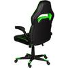 Scaun Gaming Inaza Interceptor, Negru/Verde