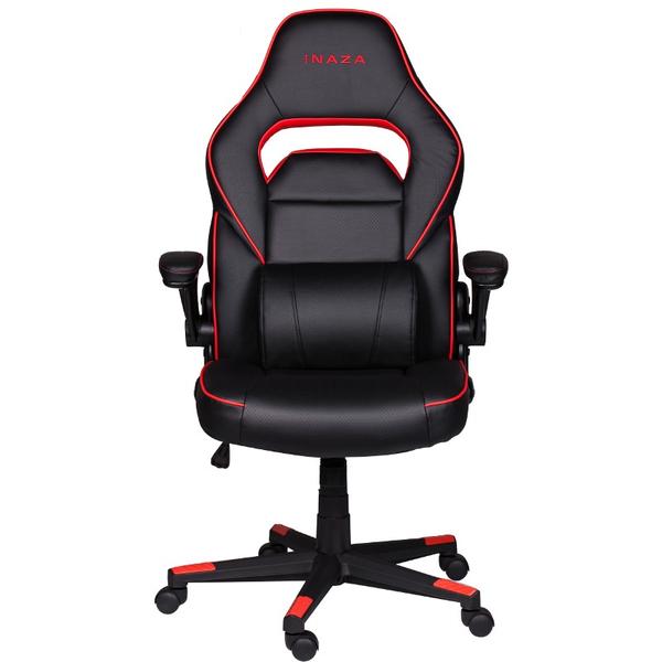 Scaun Gaming Inaza Interceptor, Negru/Rosu