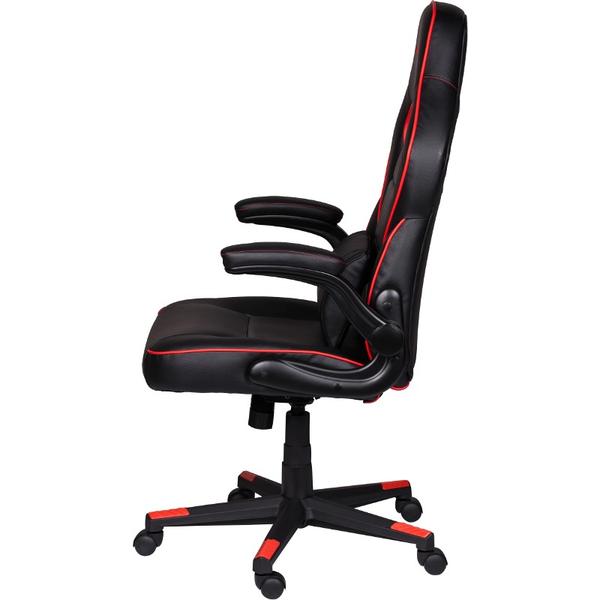 Scaun Gaming Inaza Interceptor, Negru/Rosu