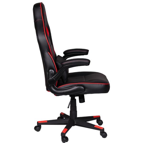 Scaun Gaming Inaza Interceptor, Negru/Rosu