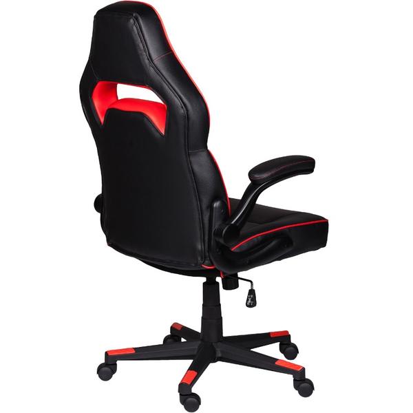 Scaun Gaming Inaza Interceptor, Negru/Rosu