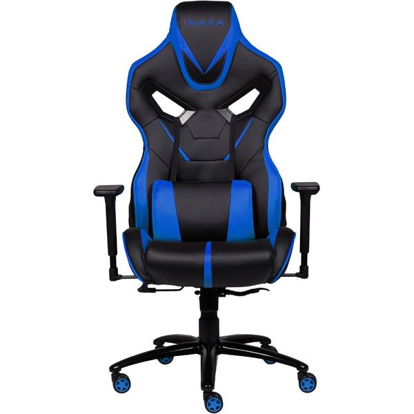 Scaun Gaming Inaza Predator, Negru/Albastru