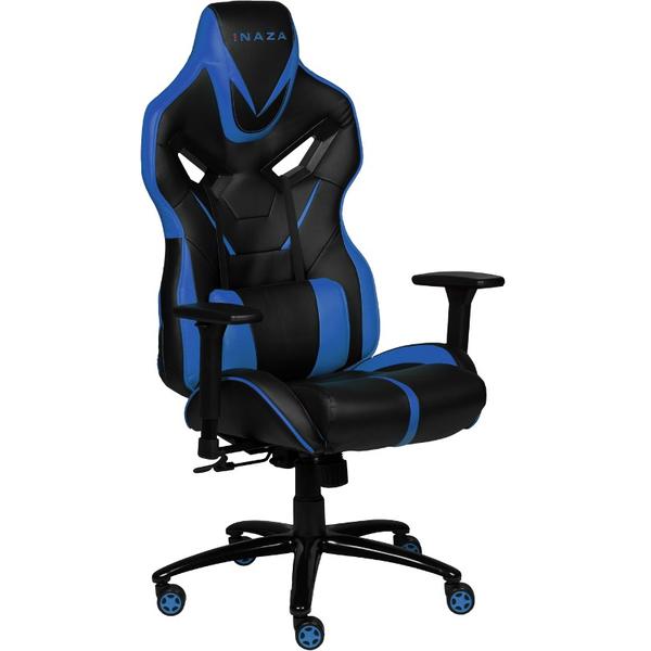 Scaun Gaming Inaza Predator, Negru/Albastru