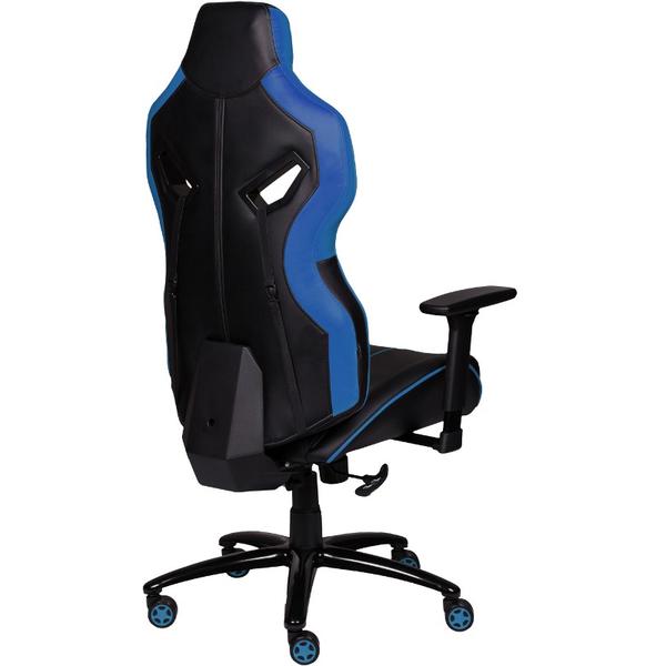 Scaun Gaming Inaza Predator, Negru/Albastru