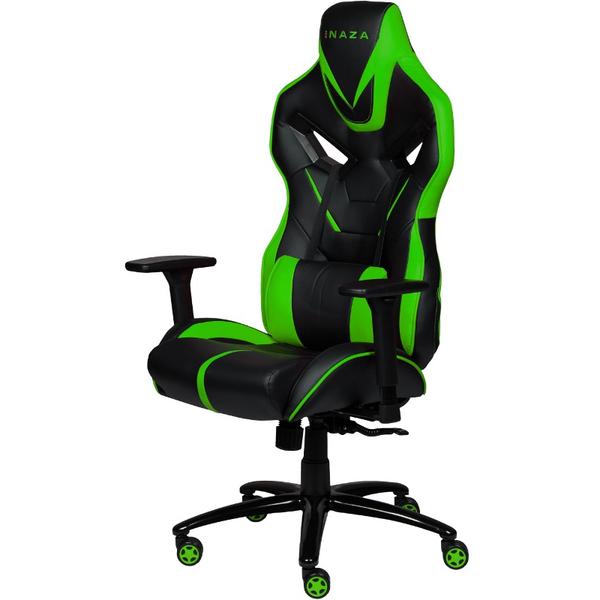 Scaun Gaming Inaza Predator, Negru/Verde