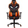 Scaun Gaming Inaza Predator, Negru/Portocaliu