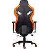 Scaun Gaming Inaza Predator, Negru/Portocaliu