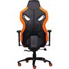 Scaun Gaming Inaza Predator, Negru/Portocaliu