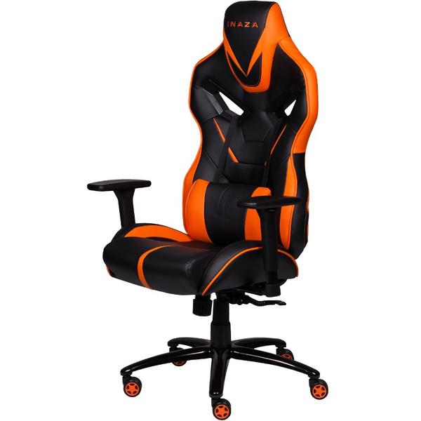 Scaun Gaming Inaza Predator, Negru/Portocaliu