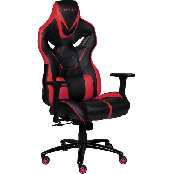 Scaun Gaming Inaza Predator, Negru/Rosu