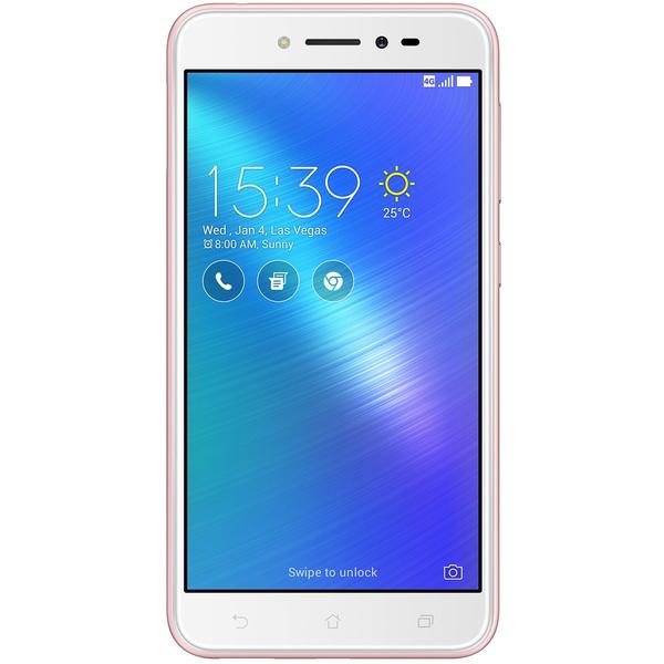 Smartphone Asus ZenFone Live ZB501KL, Dual SIM, 5.0'' IPS LCD Multitouch, Quad Core 1.2GHz, 2GB RAM, 16GB, 13MP, 4G, Rose Pink