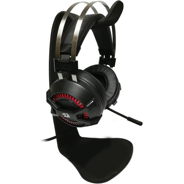 Casti gaming Redragon Bio Black, Jack 3.5mm, Negru