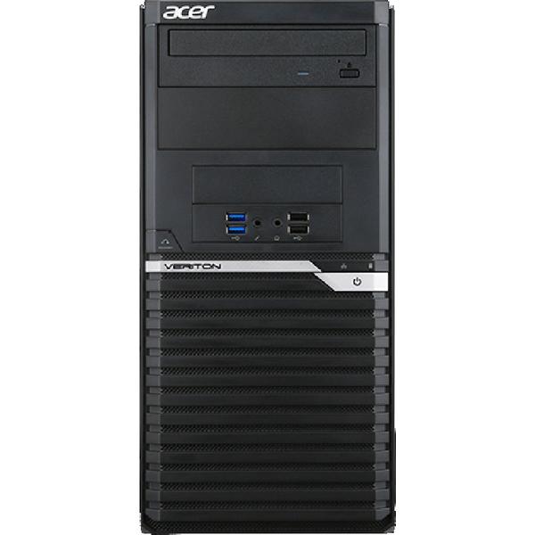 Sistem Brand Acer Veriton VM4650G Tower, Core i7-7700 3.6GHz, 8GB DDR4, 1TB HDD, Intel HD 630, Win 10 Home 64bit, Negru