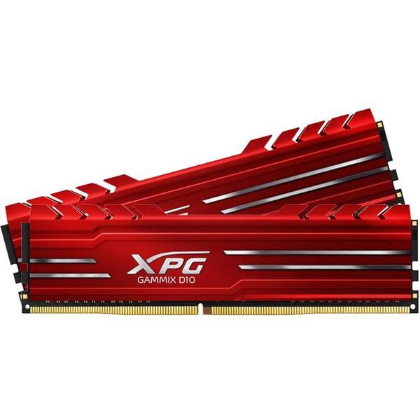 Memorie A-DATA XPG Gammix D10 Red, 8GB, DDR4, 2400MHz, CL16, 1.2V, Kit Dual Channel