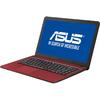 Laptop Asus VivoBook Max X541NA-GO009, 15.6" HD, Celeron N3350 1.1GHz, 4GB DDR3, 500GB HDD, EndlessOS, Rosu