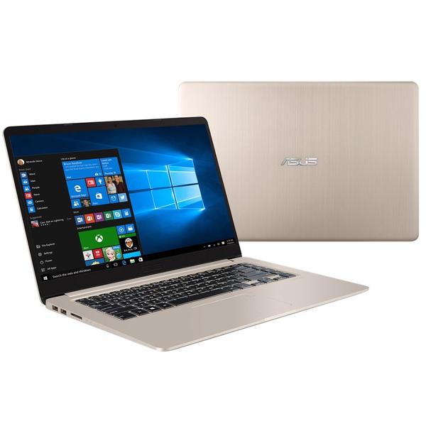 Laptop Asus VivoBook S15 S510UQ-BQ518, 15.6'' FHD, Core i7-8550U 1.8GHz, 4GB DDR4, 1TB HDD, GeForce 940MX 2GB, Endless OS, Gold
