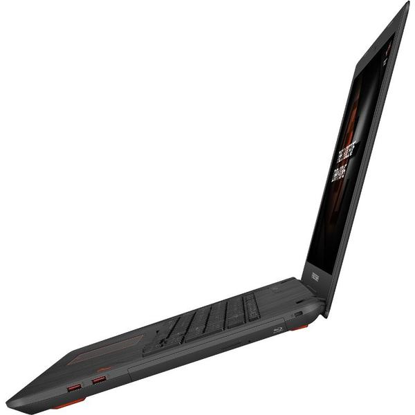 Laptop Asus ROG GL753VE-GC016, 17.3'' FHD, Core i7-7700HQ 2.8GHz, 8GB DDR4, 1TB HDD, GeForce GTX 1050 Ti 4GB, Endless OS, Negru