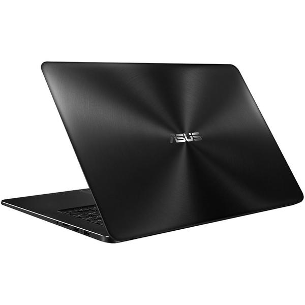 Laptop Asus ZenBook Pro UX550VD-BN046T, 15.6" FHD, Core i7-7700HQ 2.8GHz, 8GB DDR4, 256GB SSD, GeForce GTX 1050 4GB, Windows 10 Home, Negru