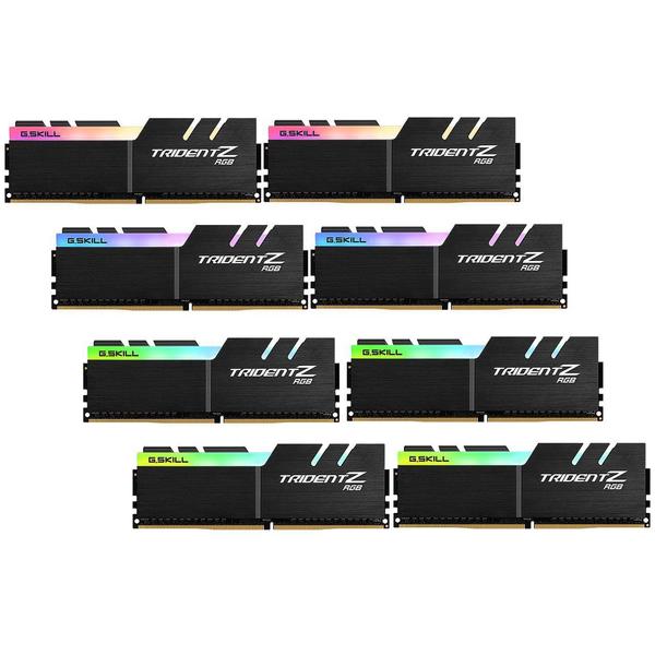 Memorie G.Skill Trident Z RGB, 64GB, DDR4, 2933MHz, CL14, 1.35V, Kit x 8