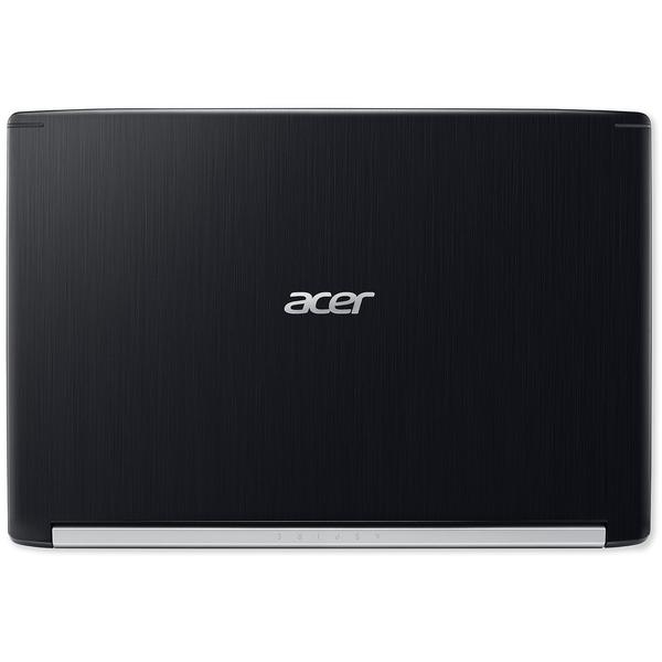 Laptop Acer Aspire A715-71G-7567, 15.6" FHD, Core i7-7700HQ 2.8GHz, 8GB DDR4, 1TB HDD, GeForce GTX 1050 Ti 4GB, Linux, Negru