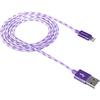 Cablu date Canyon Lightning Male la USB 2.0 Male, 1m, Purple