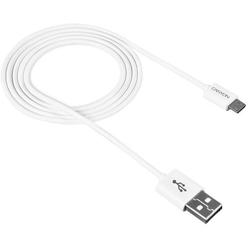 Cablu date Canyon CNE-USBC1W, USB Tip C Male la USB 2.0 Male, 1m