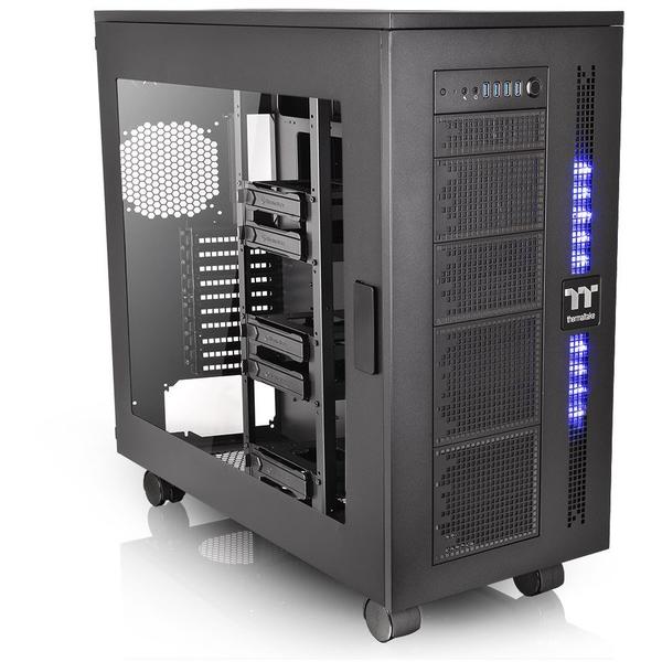 Carcasa Thermaltake Core W100, SuperTower, Fara sursa, Negru