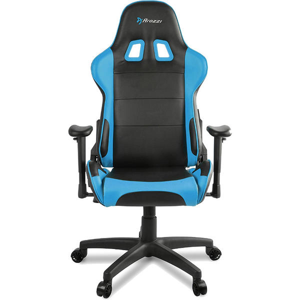 Scaun Gaming AROZZI Verona V2, Negru/Albastru